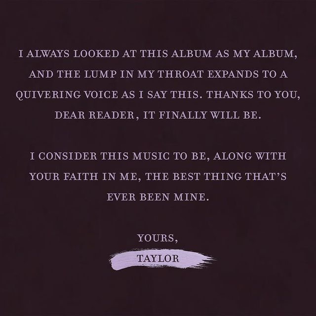 Taylor Swift Eras Tour: Tickets, Dates and Earnings. Wrote a letter to her fans