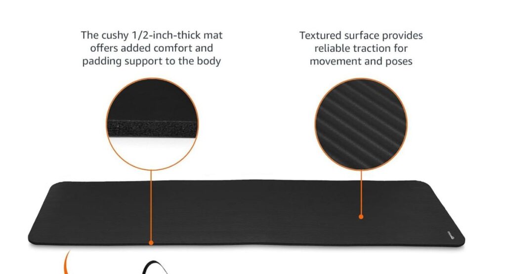For anybody who buy yoga mats updates requires a lot of research from quality to product prices. In the realm of fitness, having the right equipment can significantly enhance your workout experience. Among the essentials for any yoga or exercise routine is a reliable mat that provides comfort, stability, and support. Enter the AmazonBasics 1/2-inch Extra-Thick Yoga and Exercise Mat, designed to take your workout to the next level. In this comprehensive review, we'll delve into the features, benefits, and overall performance of this versatile fitness companion.