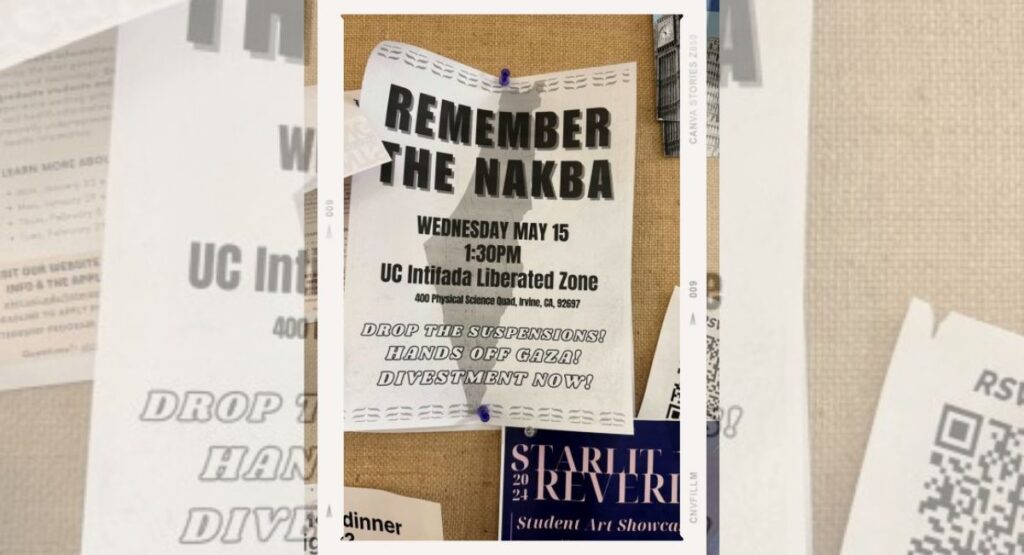 On May 15, 2024, students at UCI peacefully occupied the Physical Science Building in a protest to free Palestine. The demonstration, marked by its peaceful nature, was dismantled by police intervention, reflecting the growing tension and activism on campus.