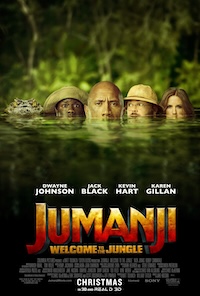 "Jumanji: Welcome to the Jungle," released in 2017, is a thrilling action-adventure film that reimagines the classic 1995 movie. Directed by Jake Kasdan, the film follows four high school students who are transported into the world of a mystical video game, Jumanji. Each student assumes the identity of an avatar within the game, played by Dwayne Johnson, Kevin Hart, Jack Black, and Karen Gillan, resulting in hilarious and dangerous misadventures. As they navigate the treacherous jungle, the group must learn to work together, confront their fears, and survive the game's challenges to return to the real world.